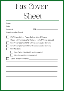 Free Pharmacy Fax Cover Sheet Template