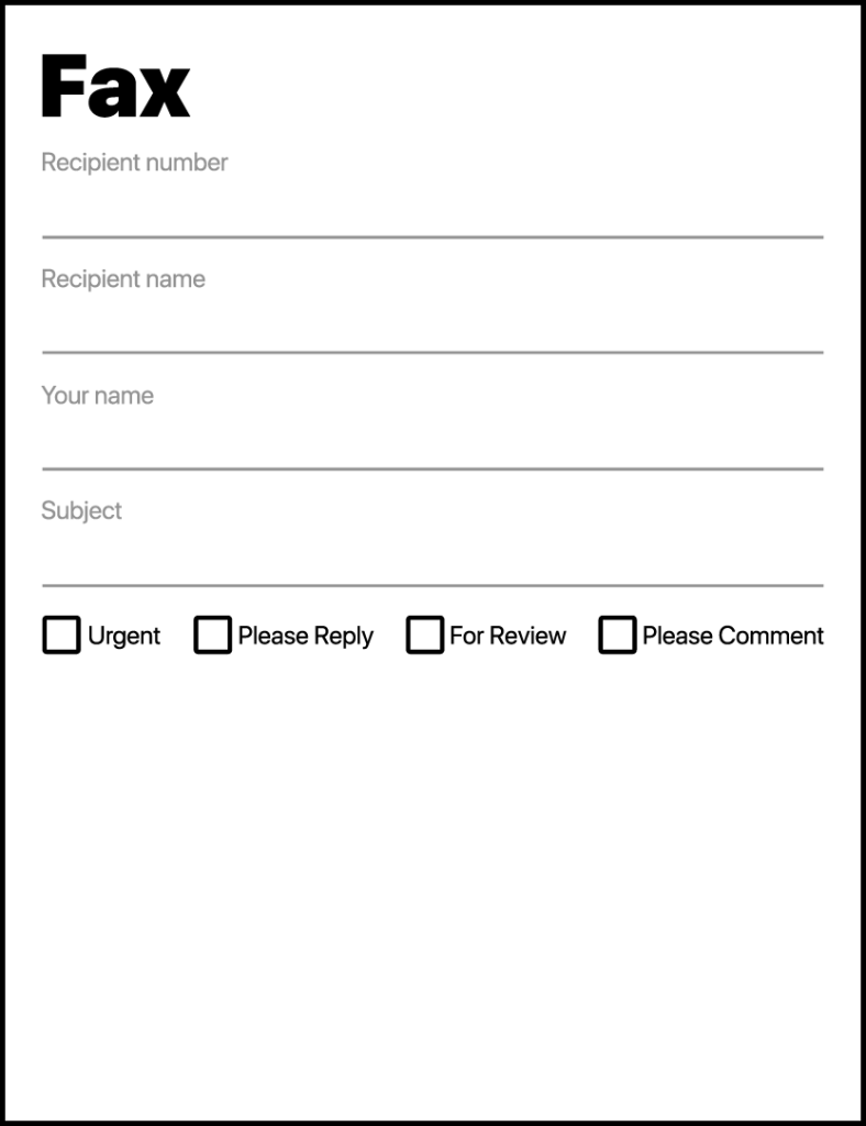 What Is a Fax Cover Sheet